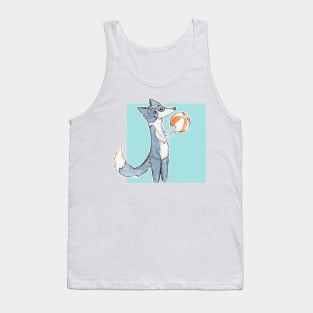 beach ball Collie Tank Top